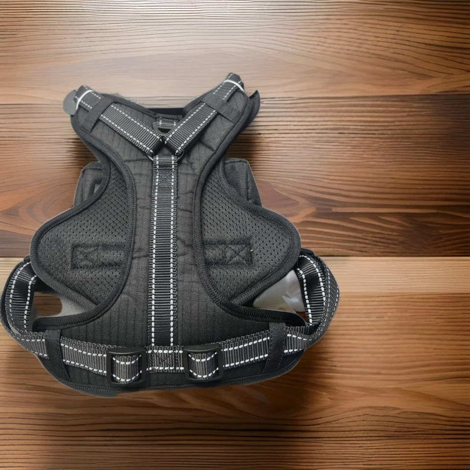 Arnés táctico para perros Alcott para perros grandes con paquetes de almacenamiento extraíbles con mango Foto 2 de 4