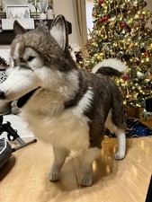 Final Price Hansa Jumbo 43 Long Husky Wolf Rare