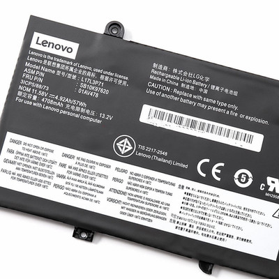 Genuine 01AV478 Battery For Lenovo ThinkPad T480s L17L3P71 01AV479 L17M3P71 57Wh