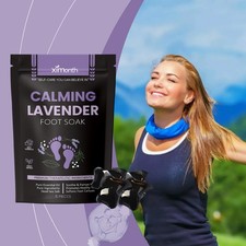 Lavender Mugwort Foot Soak Pods - Relaxing Stress Relief, Exfoliating