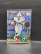 2023 Panini Clearly Donruss Ricky Williams Retro 2003 Silver Holo #d/25 Dolphins