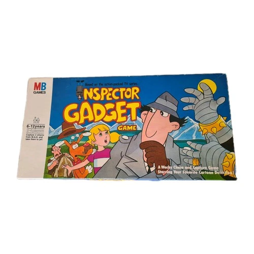 Inspector Gadget Board Game by Milton Bradley COMPLETE Vintage 1983