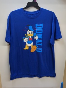 Disney Parks Donald Duck T-Shirt for Adults Blue Size XL Short Sleeve