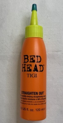 Bed Head TIGI Straighten Out 98% Humidity-Defying Straightening Cream 4oz