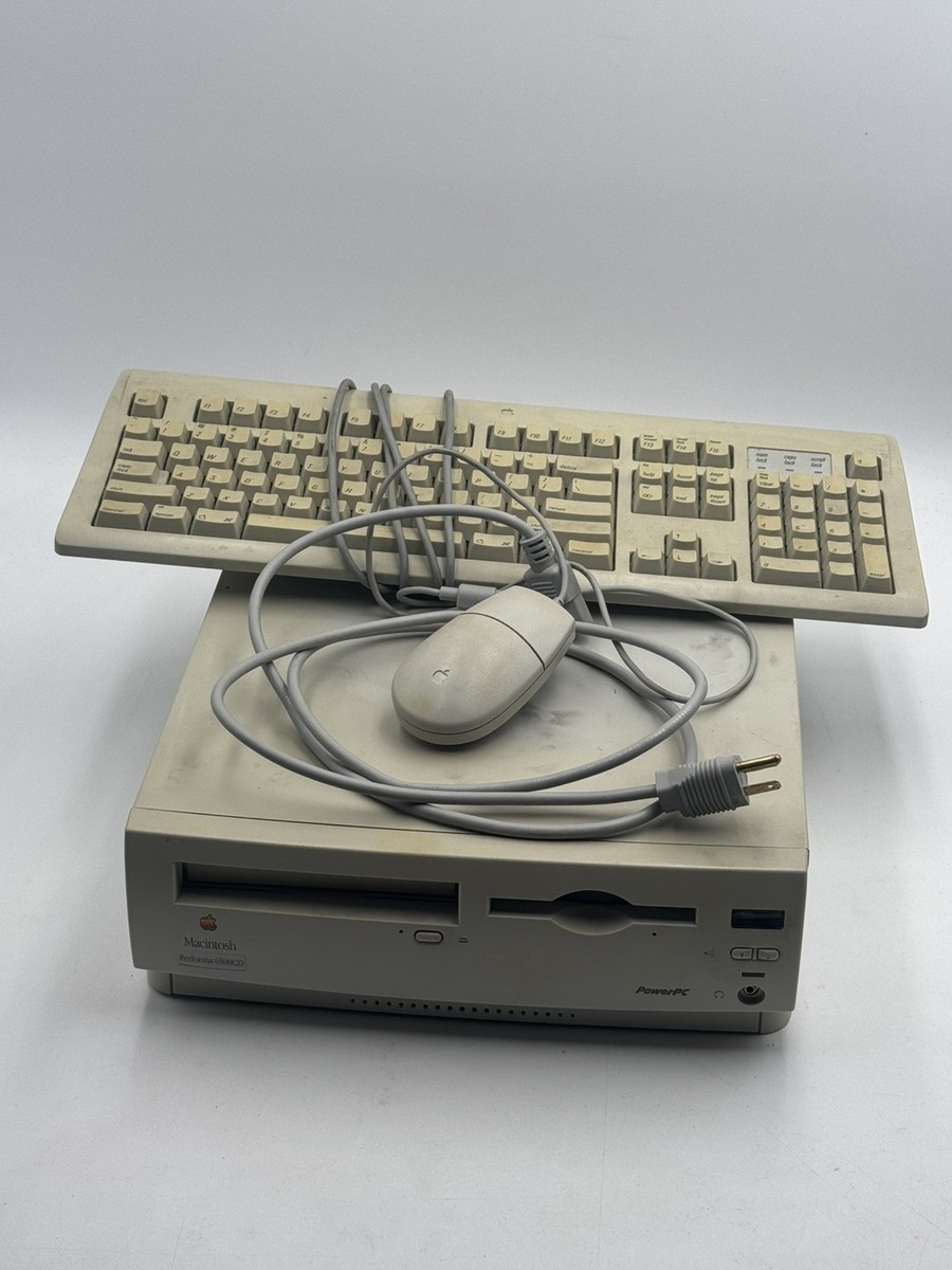 Apple Macintosh Performa Computer 6300 CD M3076 w/ Keyboard Mouse