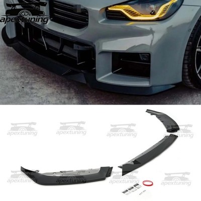 For 23-26 BMW G87 M2 Gloss Black MH Style Front Bumper Splitter Lip