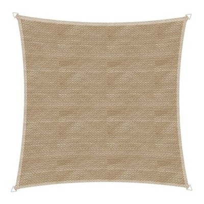 Windhager Sonnensegel Capri 4x4m reed Sonnenschutz UV-Schutz 50+ Sonnendach