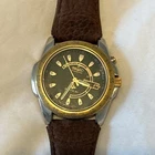 Men's SEIKO Kinetic Green Dial Wristwatch 644200 Sports 50 Vintage