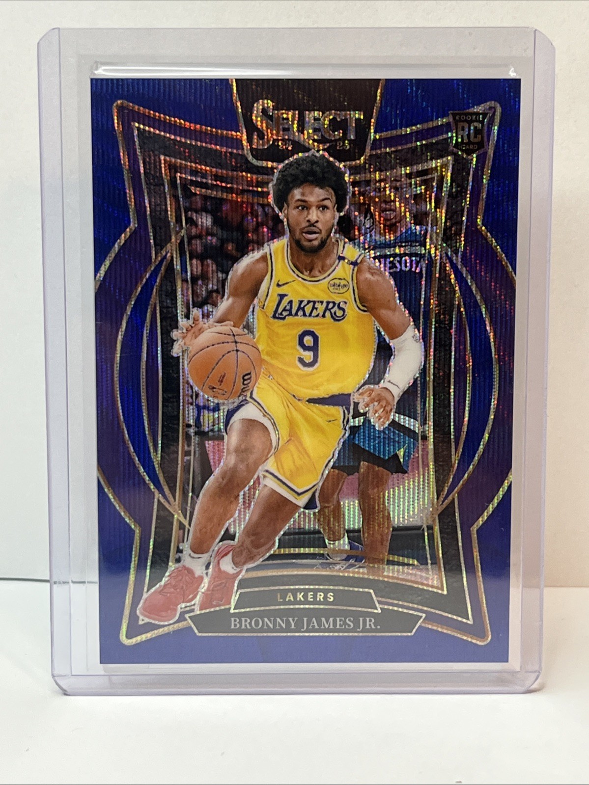2024-25 Select Bronny James Jr. Concourse RC Blue Wave Prizm #45/75 Lakers