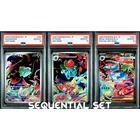 PSA 10 Bulbasaur Ivysaur Venusaur AR SAR SEQ Set Mega Brave Pokemon Japan D091