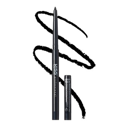 Kiss NEW YORK Pro Intense Gel Eyeliner with 1 Count (Pack of 1), Black