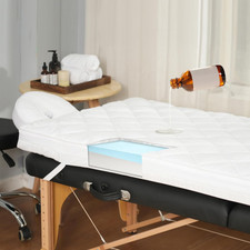 3.2 Inch Lash Bed Topper Set,Gel Memory Foam Massage Bed Topper, Waterproof Fluf