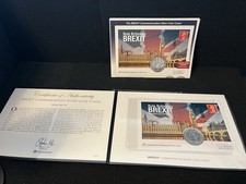 2016 Brexit Comemoration Coin 1oz Silver Proof BRITANNIA with COA UNCIRCULATED