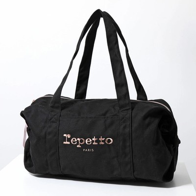 Repetto BIG GLIDE Tote Bag B0233T Women's Dance Bag/Large Duffel Bag Black