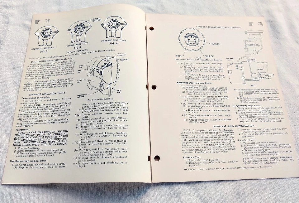 1961 年别克 LeSabre Invicta 原装通用指南-Matic 服务/维修信息 61 NOS — 第 2/4 张图片