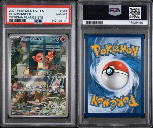 Pokémon Charmander 044 Holo Promo Scarlet & Violet SVP PSA 8 2023 English