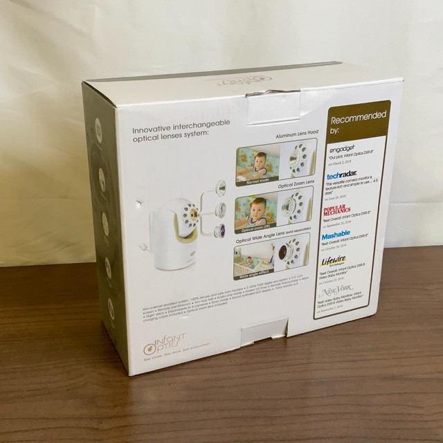 Infant Optics Dxr8 V1.3 Full Kit Baby Monitor Roundpin Charging Port