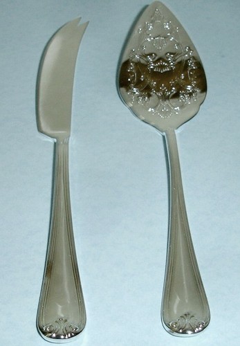 Gorham Heritage Cheese 2 Piece Serving Set Silverplate New - Picture 2 of 2