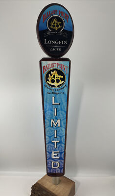 Beer Tap Handle Ballast Point Longfin Lager Beer Tap Handle Man Cave Lot AA