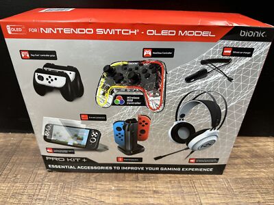 Bionik Pro Kit Plus Essential Accessories For Nintendo Switch OLED
