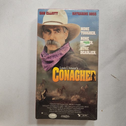 Conagher (VHS 1994) Sam Elliott, Katharine Ross, GREAT Western movie