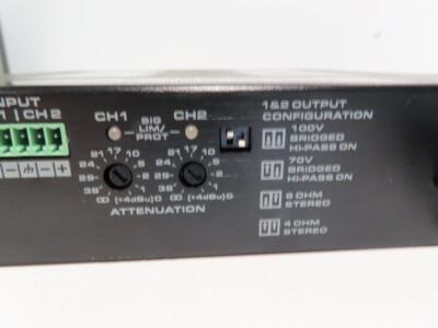 【相場約14万円！】QSC SPA2-200 200W×2ch QSC SPA2-200 2-Channel Compact Power Amplifier, 200W at 4 Ohms