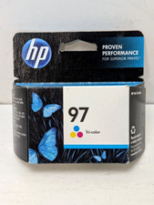 Genuine HP 97 Tri-Color Ink Cartridge C9363WN Exp. Date August 2015