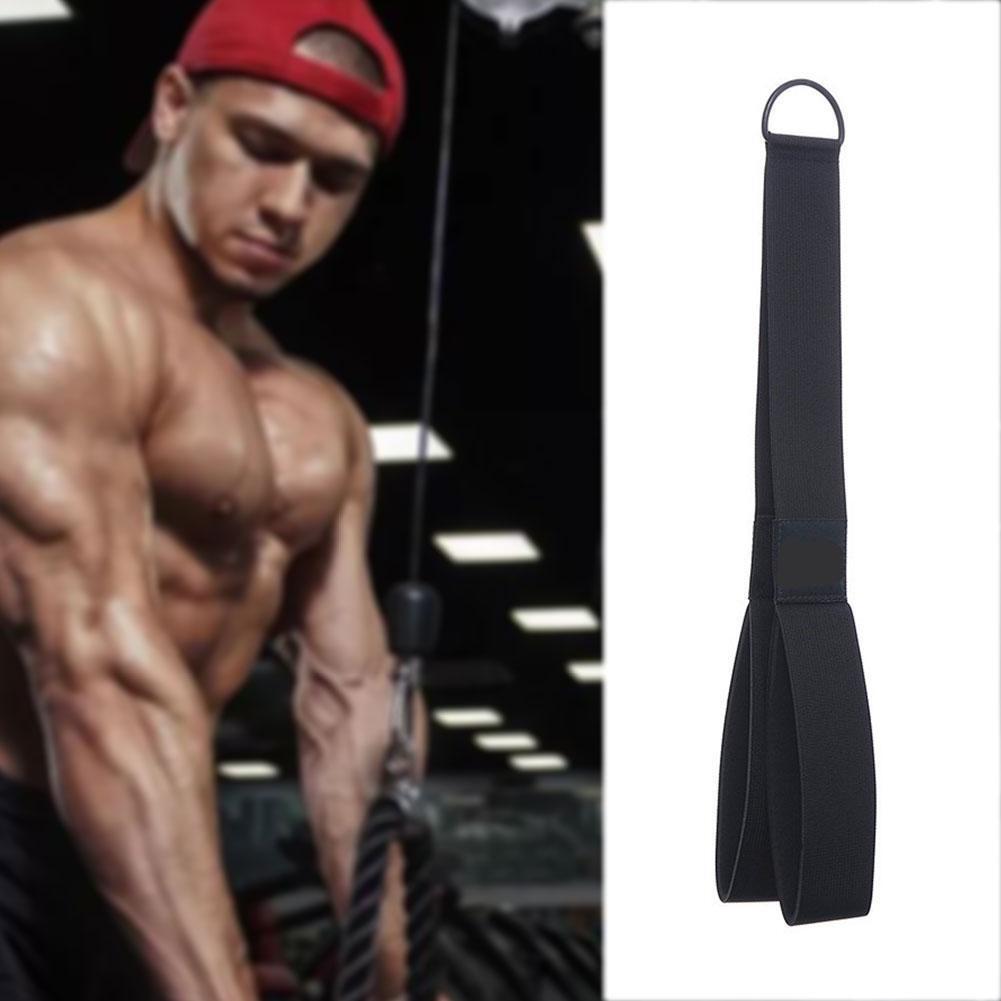 Cuerda de tríceps tirar hacia abajo fitness laterales bíceps músculo deporte herramienta de entrenamiento V5M4