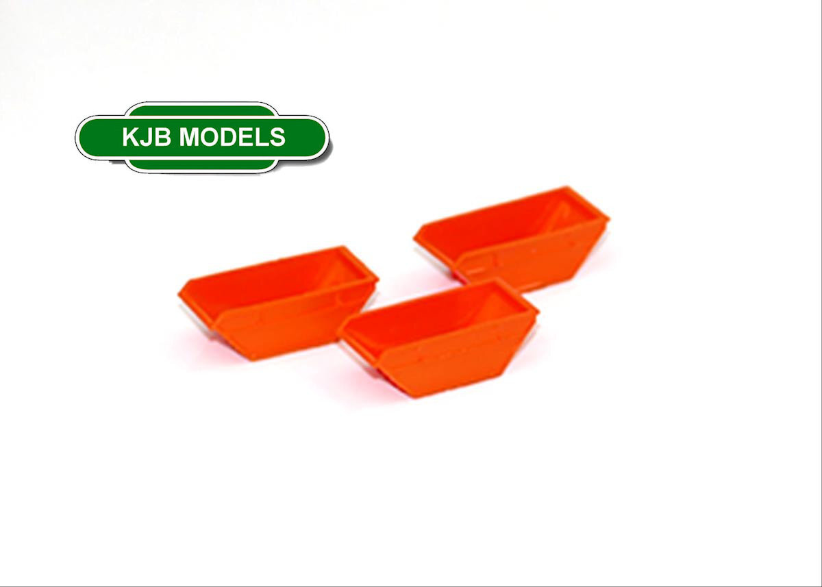 Kestrel GMKD82 Skips 3pcs Builders Skips (Pre-Built Scenery) N Gauge Gaugemaster