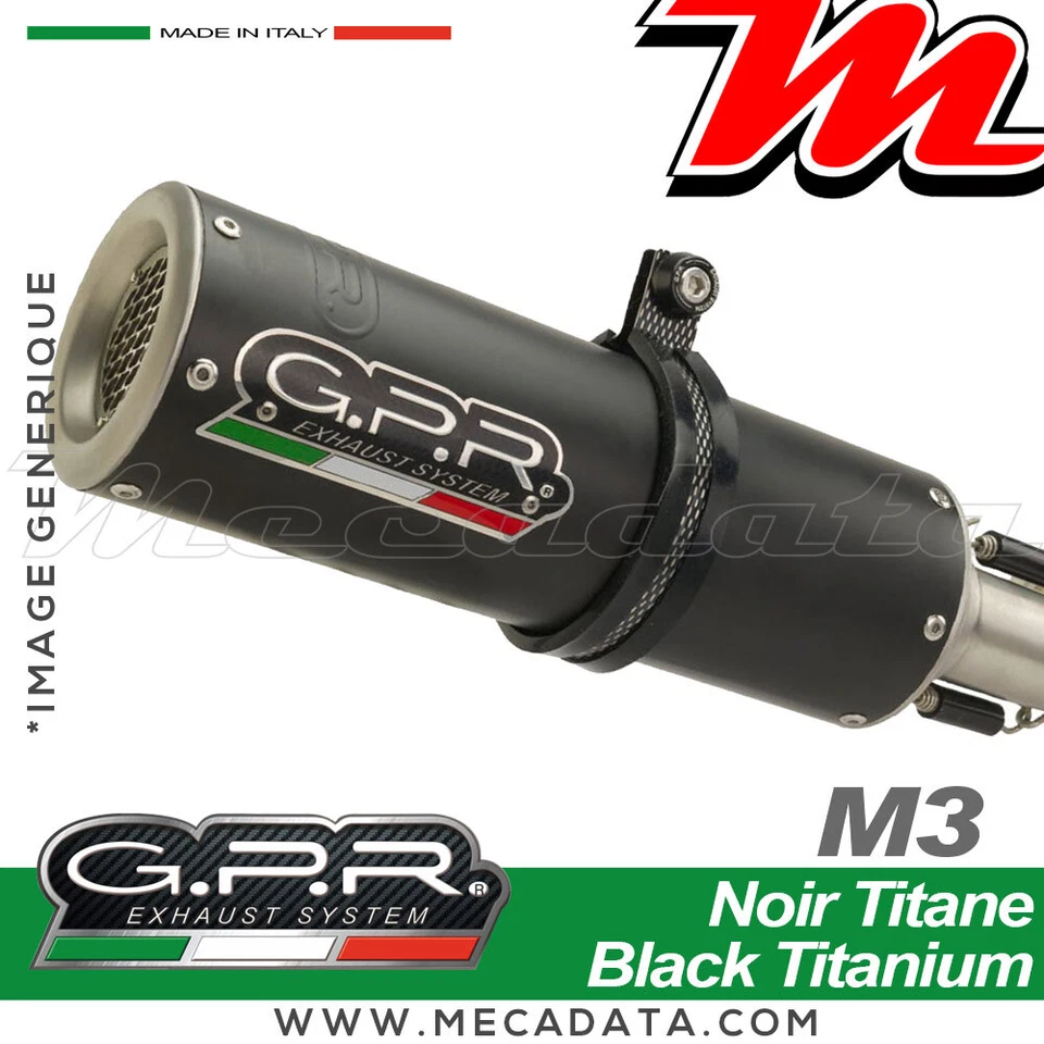 GPR POT D ECHAPPEMENT RACE M3 NOIR TITANIUM BMW S 1000 XR 2017 17