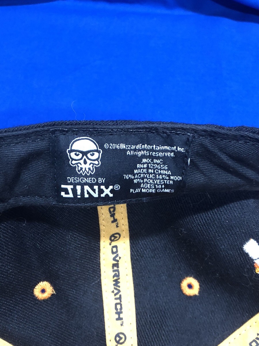J DVD 14本セット JINX Overwatch Showdown Snapback Baseball Hat Black Yellow Cap