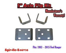 5" Lowering Drop REAR AXLE FLIP KIT FOR 83 - 15 Ford Ranger
