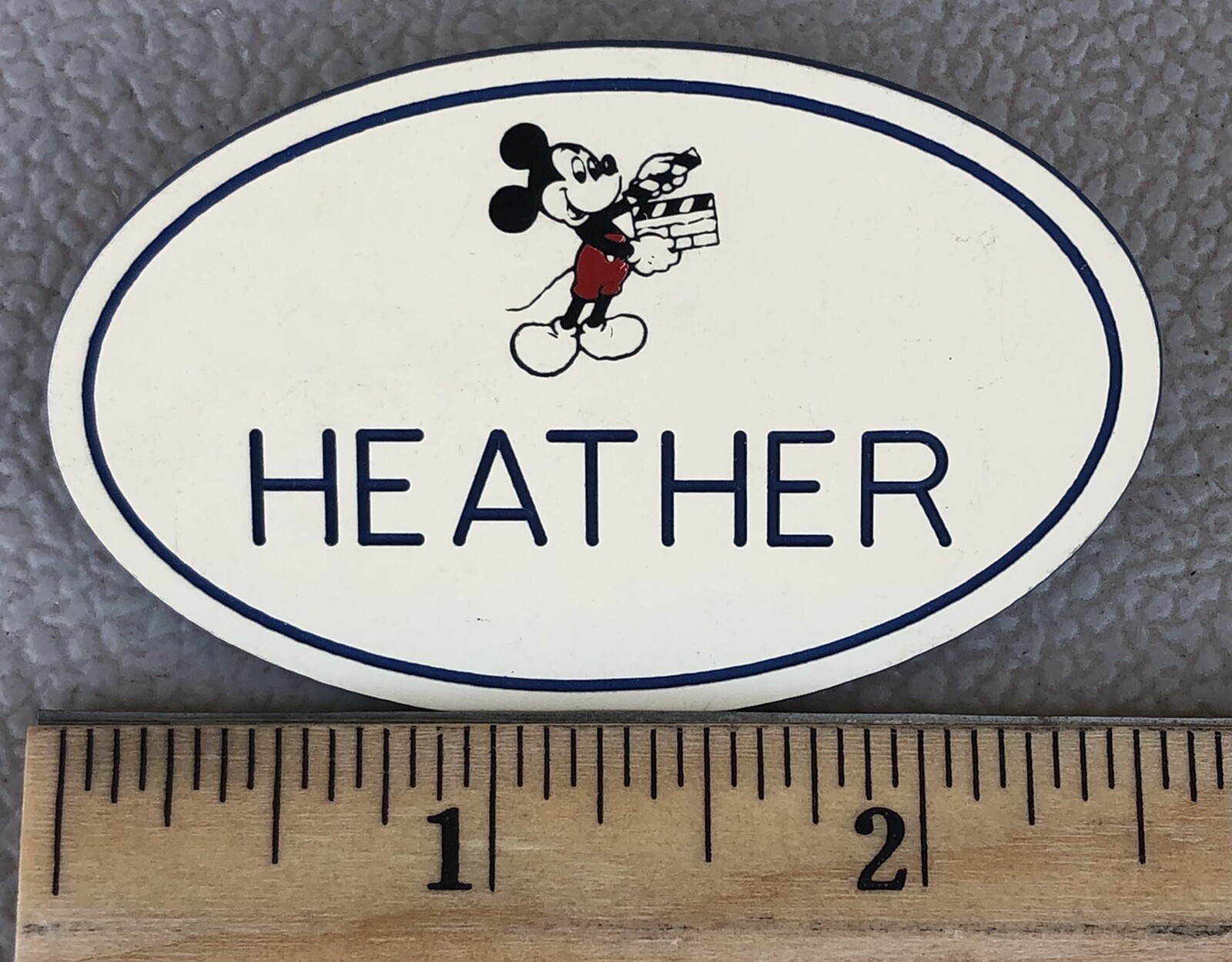 WALT DISNEY IMAGINEER NAME TAG BADGE - HEATHER Disney Studios - WDI CAST  MEMBER | eBay