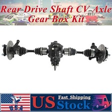 Rear Drive Shaft CV Axle Hubs Rator Kit For DIY Go Kart ATV Quad Buggy Golf Cart