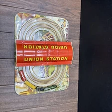 Mystery Union Station    Automatic Toy Company    Vintage Tin Litho    Train