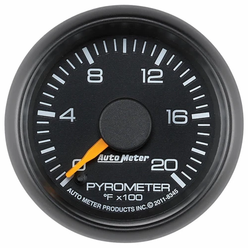Medidor de pirómetro AutoMeter 0-2000 °F GM coincidencia de fábrica 2 1/16 pulgadas * 8345 * - Imagen 1 de 1