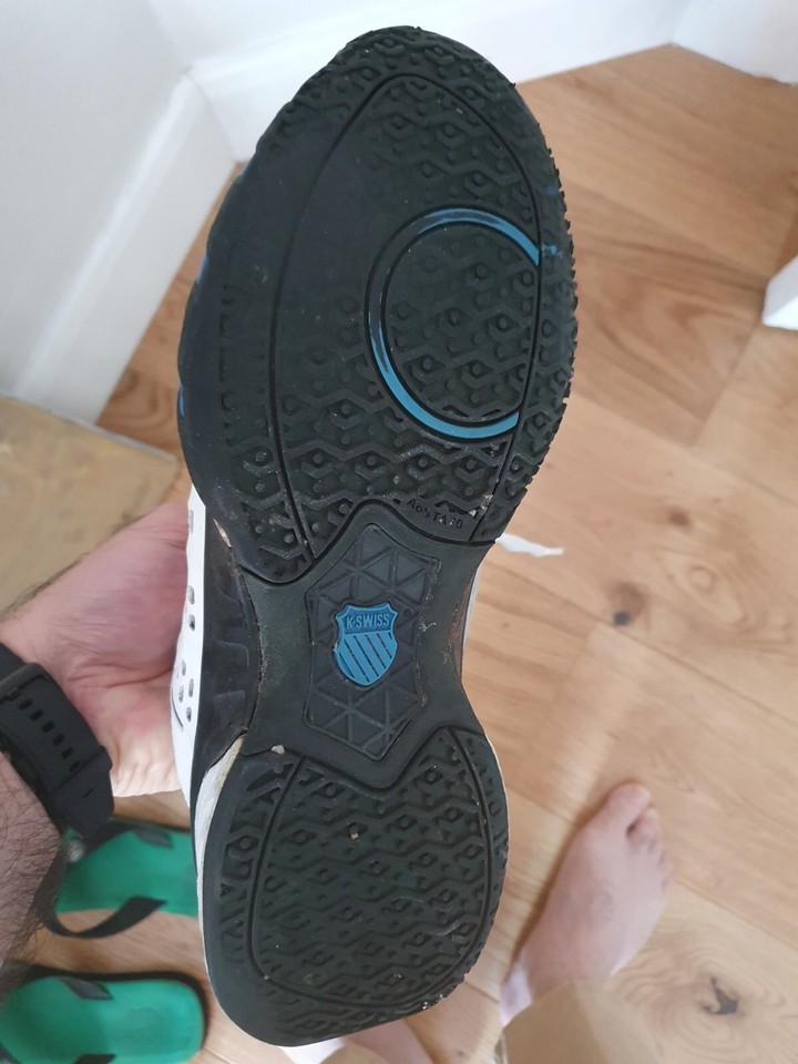 K Swiss Tennis Shoes blue and white men eBay