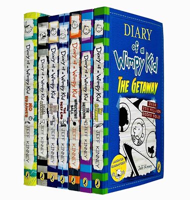 Diary of a Wimpy Kid Series 12-18 Collection 7 Books Set By Jeff