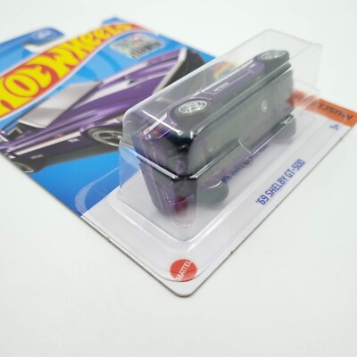 Hot Wheels Super Treasure Hunt 1969 Shelby GT500 - Violet, échelle 1/64, Scellé