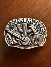 Tejano Music Tex-Mex Musica Tejana Mexican Music Unisex Men  s Belt Buckle