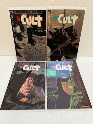 Batman: The Cult 1 2 3 4 set DC Comics 1988 with bag & board NM First Printing