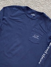 Vineyard Vines Kids T-Shirt Tee Size Large 16 Long Sleeve Blue Whale