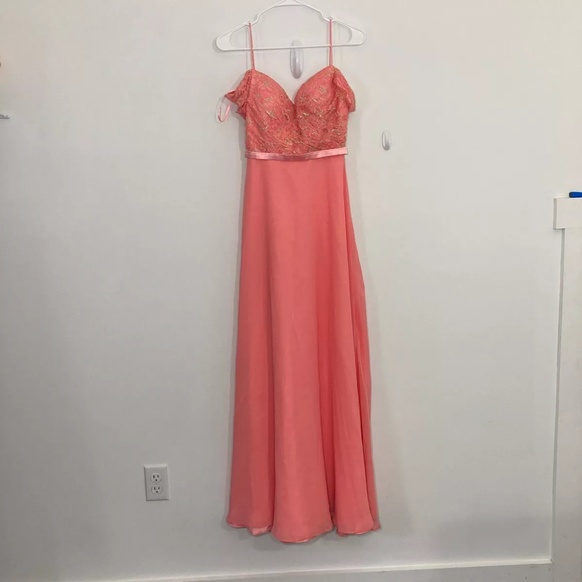 Rose gold empire waist dress cheap