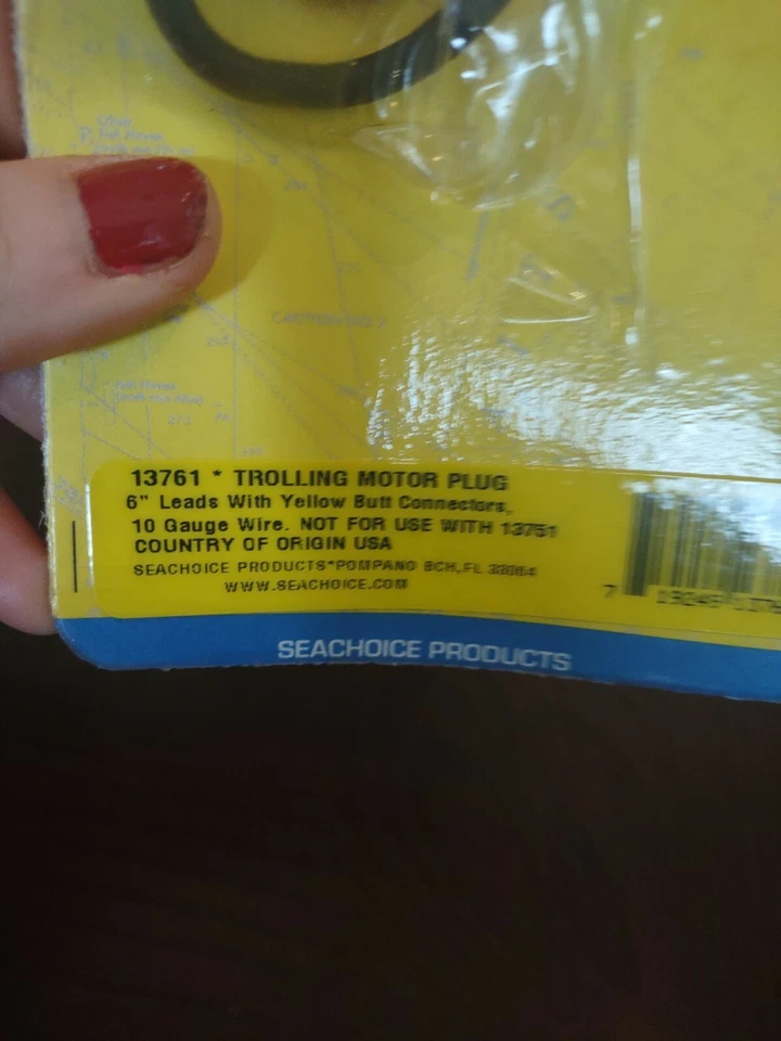 Seachoice 13761 Trolling Motor Plug – Straight Female, Motor Side – 6 Inch Le... - Image 2 of 4