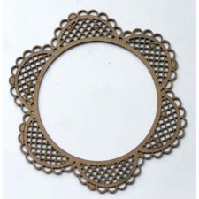 Creative Embellishments Chipboard - Doily Frame