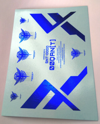 D.L high quality Bronzing Decal water paste For MG 1/100 MB 00Q base
