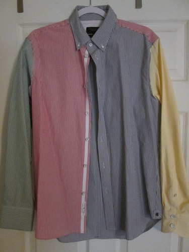 NWT Men's Rag & Bone "Tomlin Fit 2" Slim Fit Multi Color Shirt Size Medium - Picture 8 of 11