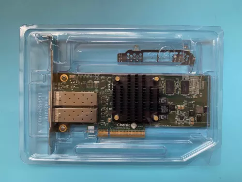 Chelsio T520 CR T520-CR 10GbE 2-Port PCIe Unified Wire Adapter Card 110-1160-50