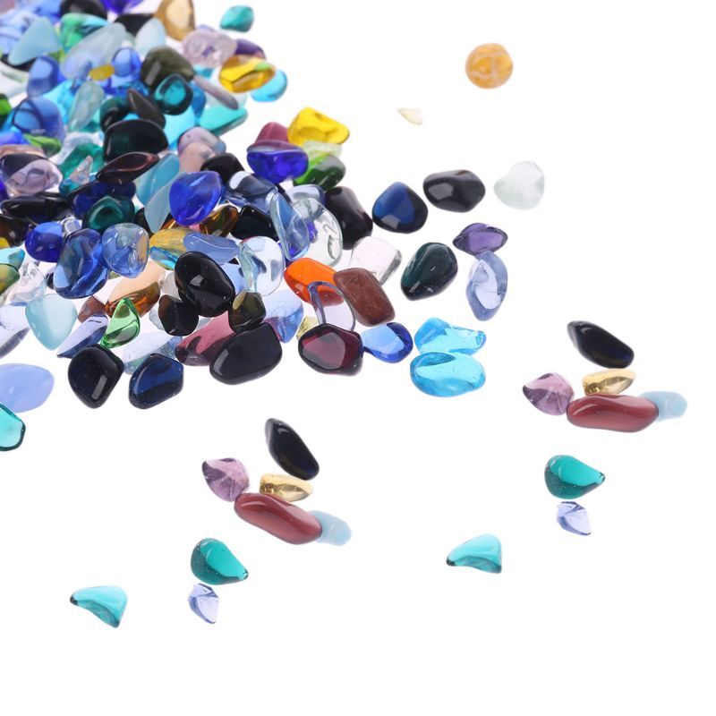 Natural Stone Gravels Crystal Polished Mixed Pebbles Decorative Stones