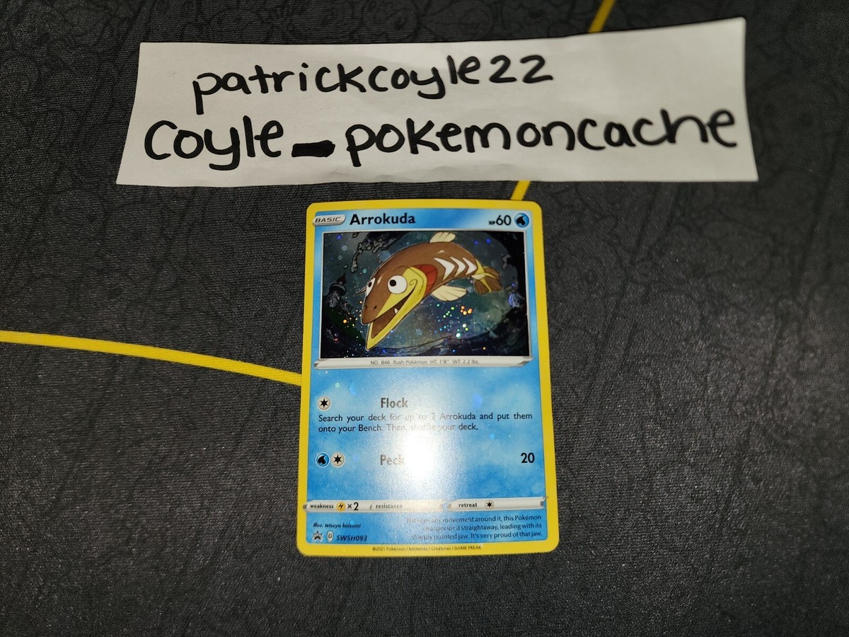 Arrokuda Holo (Slight Bleed Error) Black Star Promo SWSH093 LP